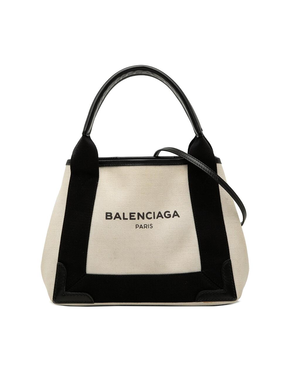 Balenciaga Navy Cabas Canvas And #367890B54B